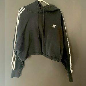 Crop Adidas hoodie.